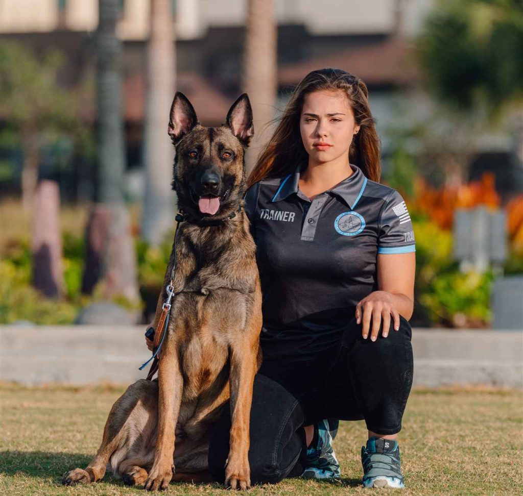 Olivia - certified dog trainer at Coastline K9 Naples FL