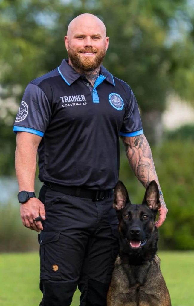 Trained family protection dog by Coastline K9 - hand delivered nationwide